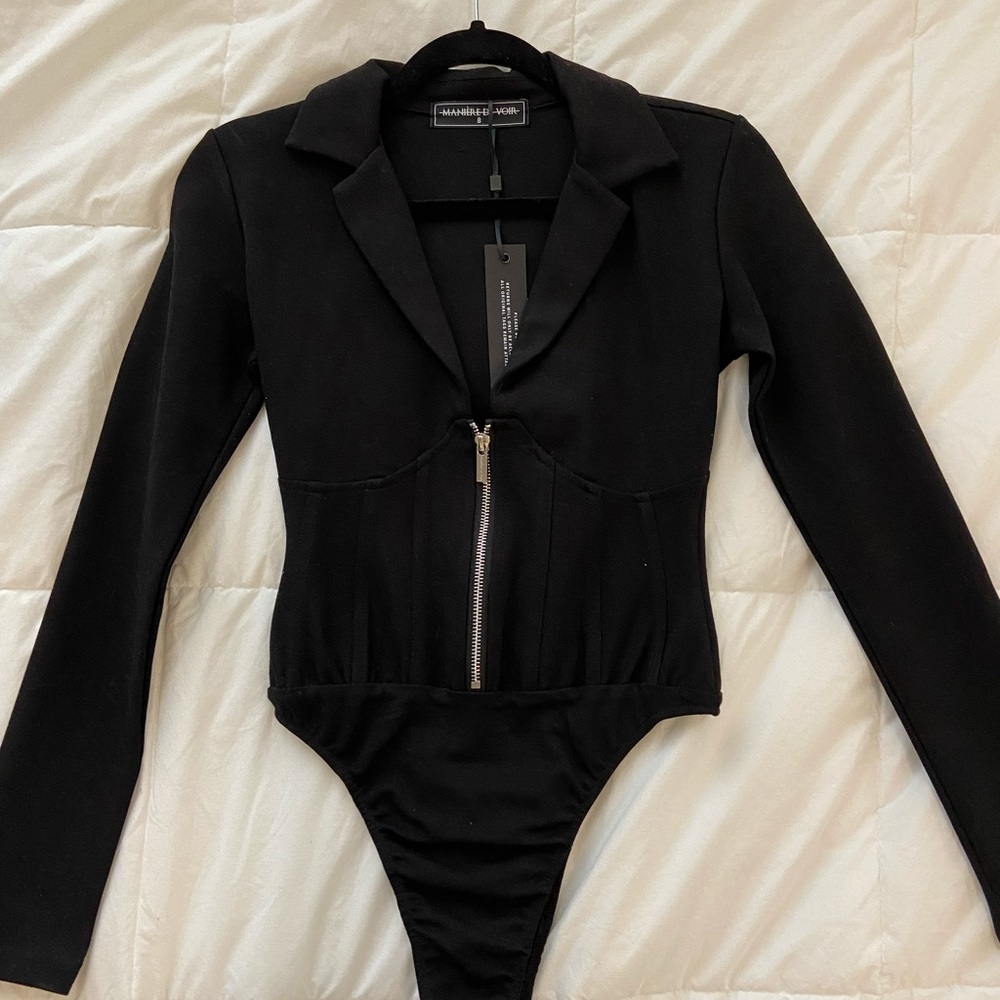 maniere de voir black bodysuit
